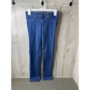 Cat & Jack Girls Blue Straight Leg Super Stretch Jeans Size 14 Belt Loops